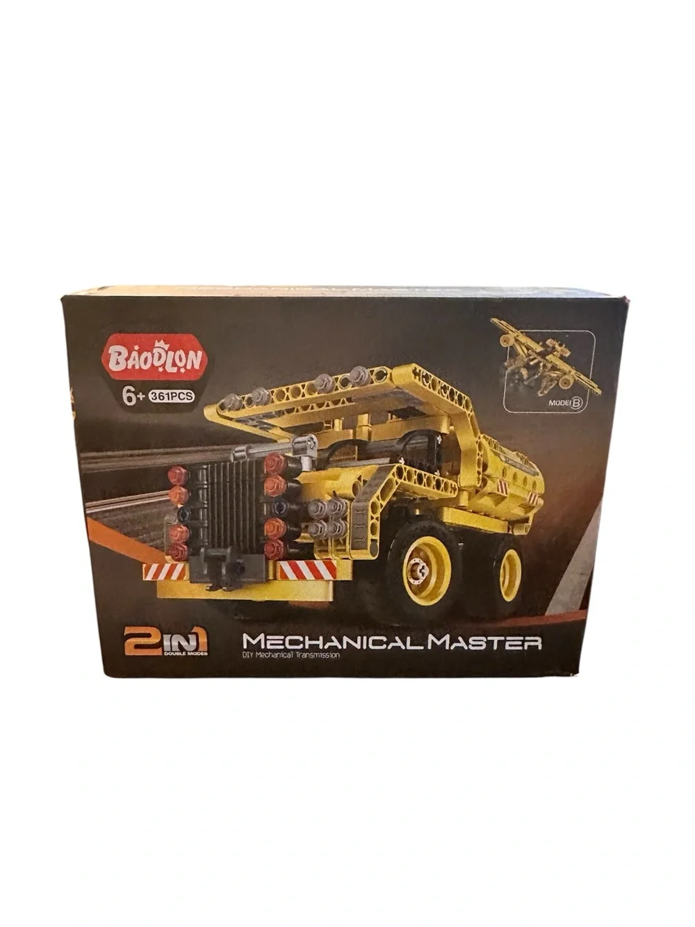 Yellow 2-in-1 Mechanical Master Building Set